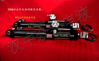 雙桿；MTS位移傳感器內(nèi)裝；33L/min電液伺服閥；2T力傳感器